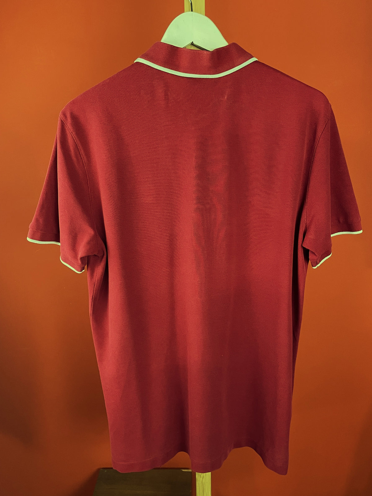 Ανδρικο polo Τ-Shirt HUGO BOSS σε Βυσσινί χρώμα (Medium)