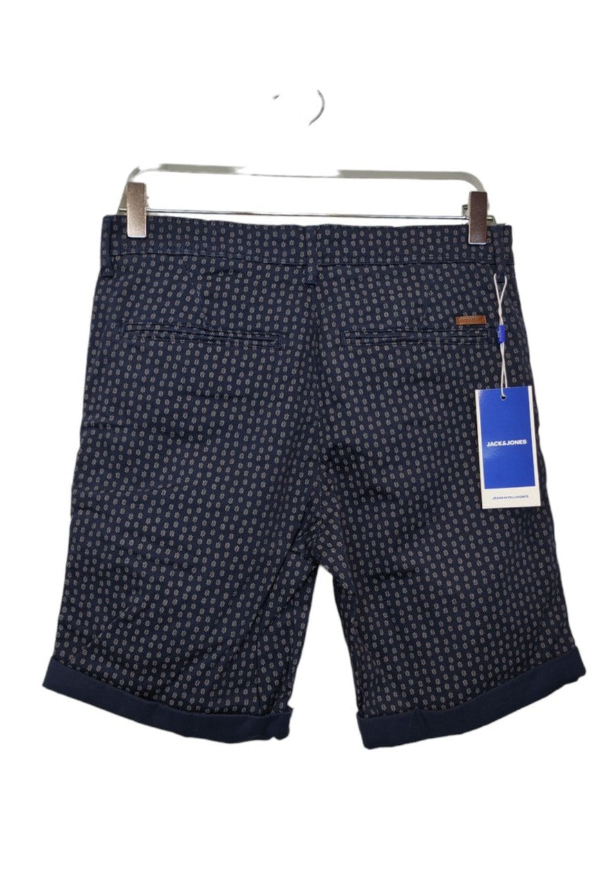 Outlet, Ανδρική Βερμούδα JACK & JONES σε Σκούρο Μπλε χρώμα (XS)