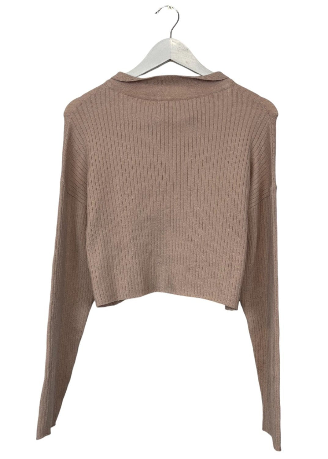Stock, Crop Γυναικεία Ζακέτα NΛ-KD σε Dirty Pink (Large)