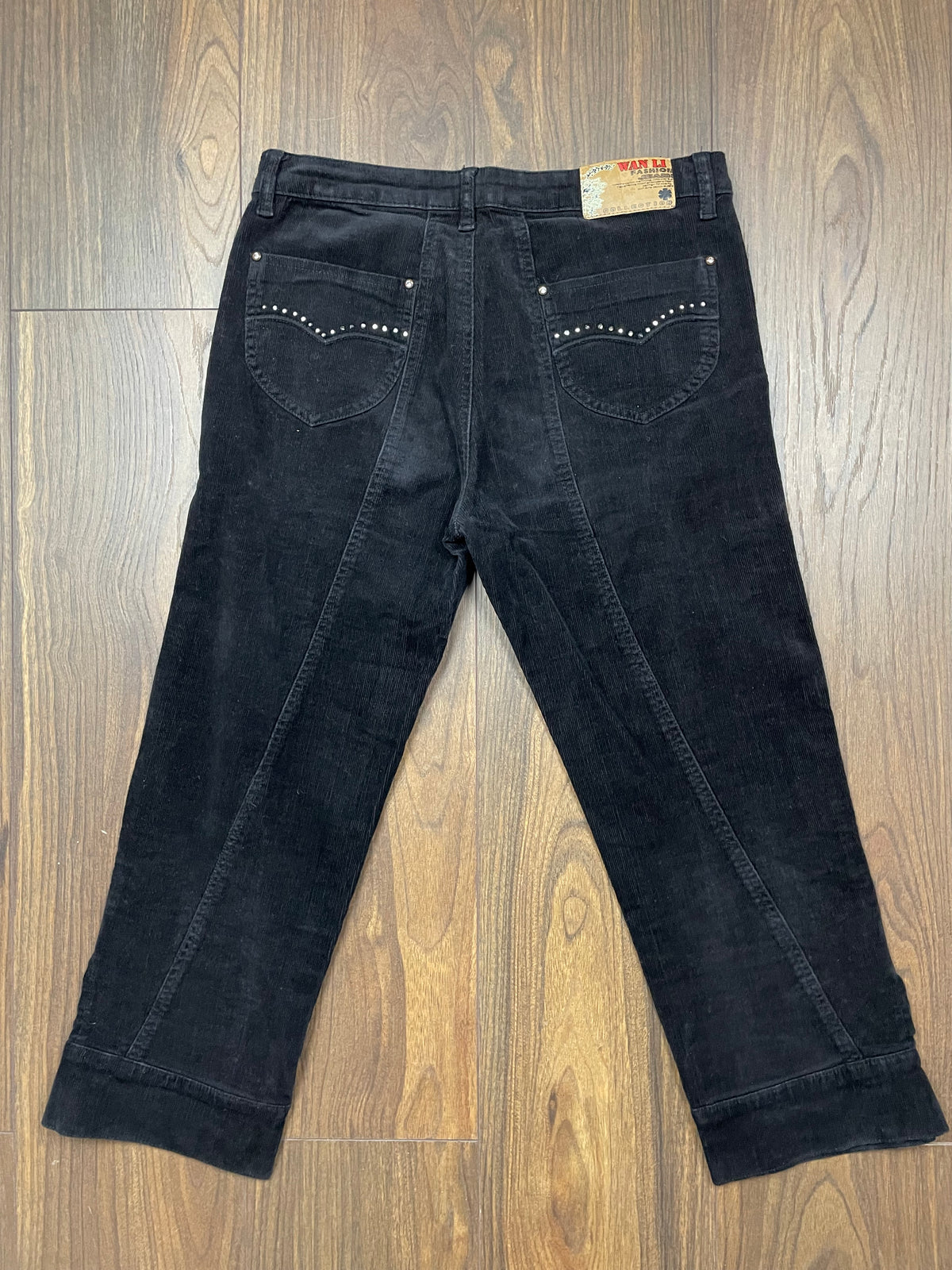 Κοτλέ Γυναικείο Παντελόνι WAN LI JEANS σε Μαύρο χρώμα (Medium)