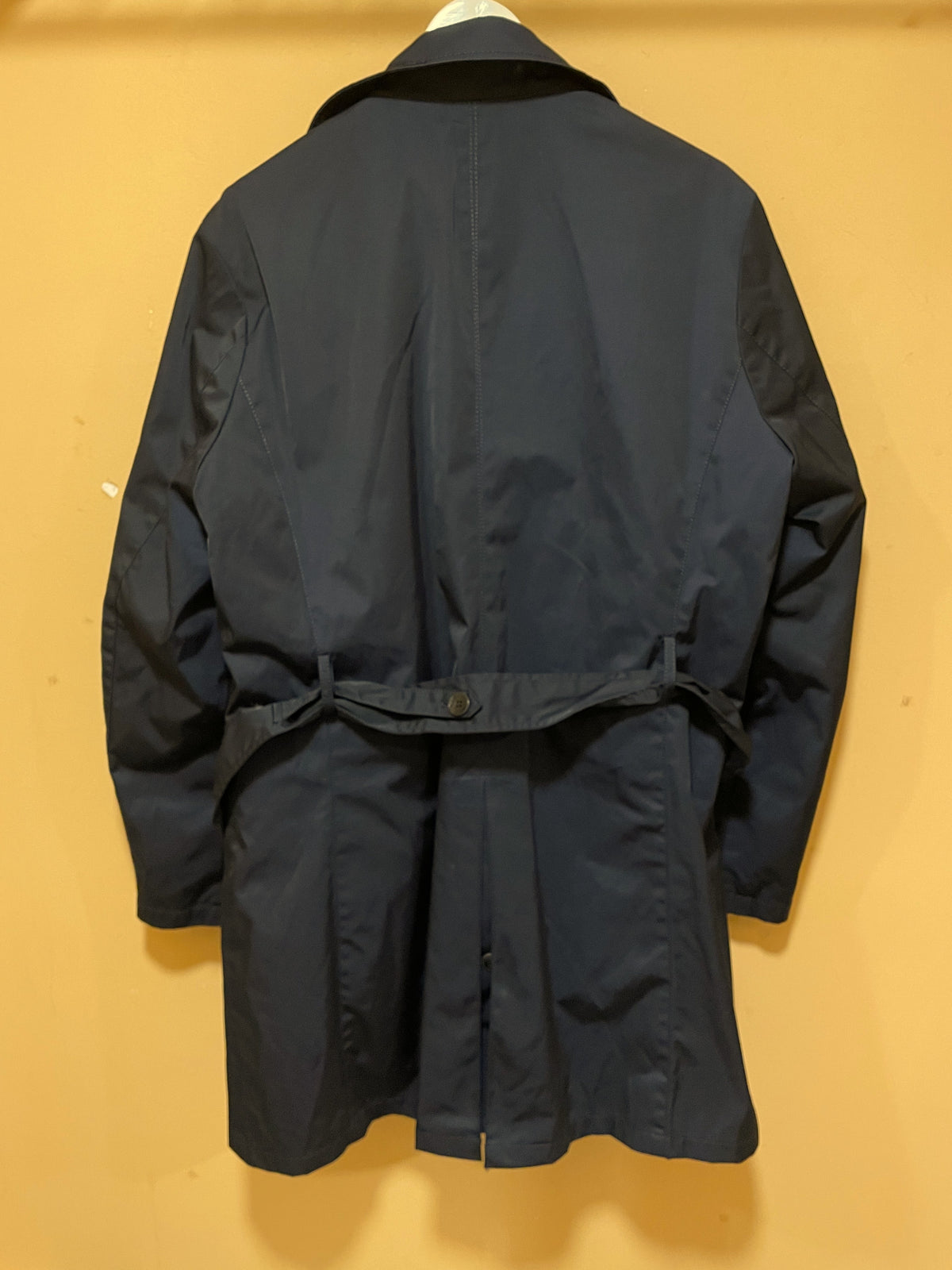 Eνισχυμένη, Ανδρική Καμπαρντίνα ZARA σε Σκούρο Blue Black Χρώμα (Large)