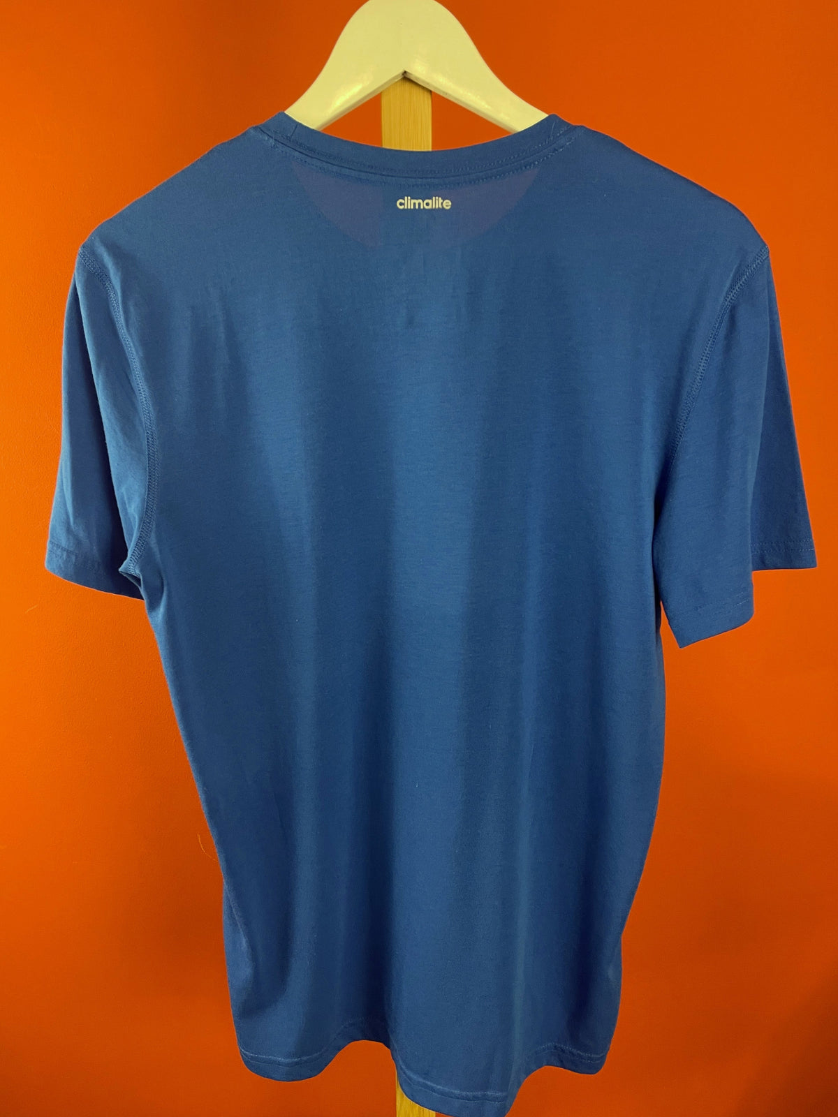 Ανδρική, Αθλητική Μπλούζα -T-Shirt ADIDAS Climalite σε Μπλε χρώμα (Medium)