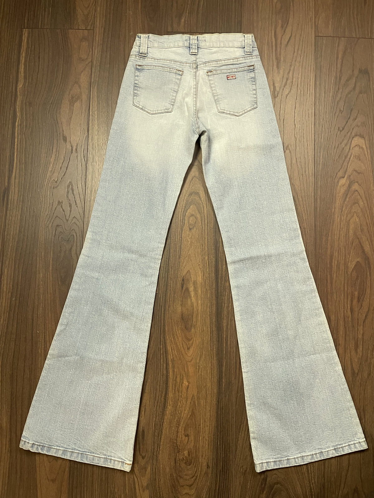 Dead Stock, Γυναικείο Tζιν Παντελόνι SET SET σε Ανοιχτό Σιέλ χρώμα (XS- No1)