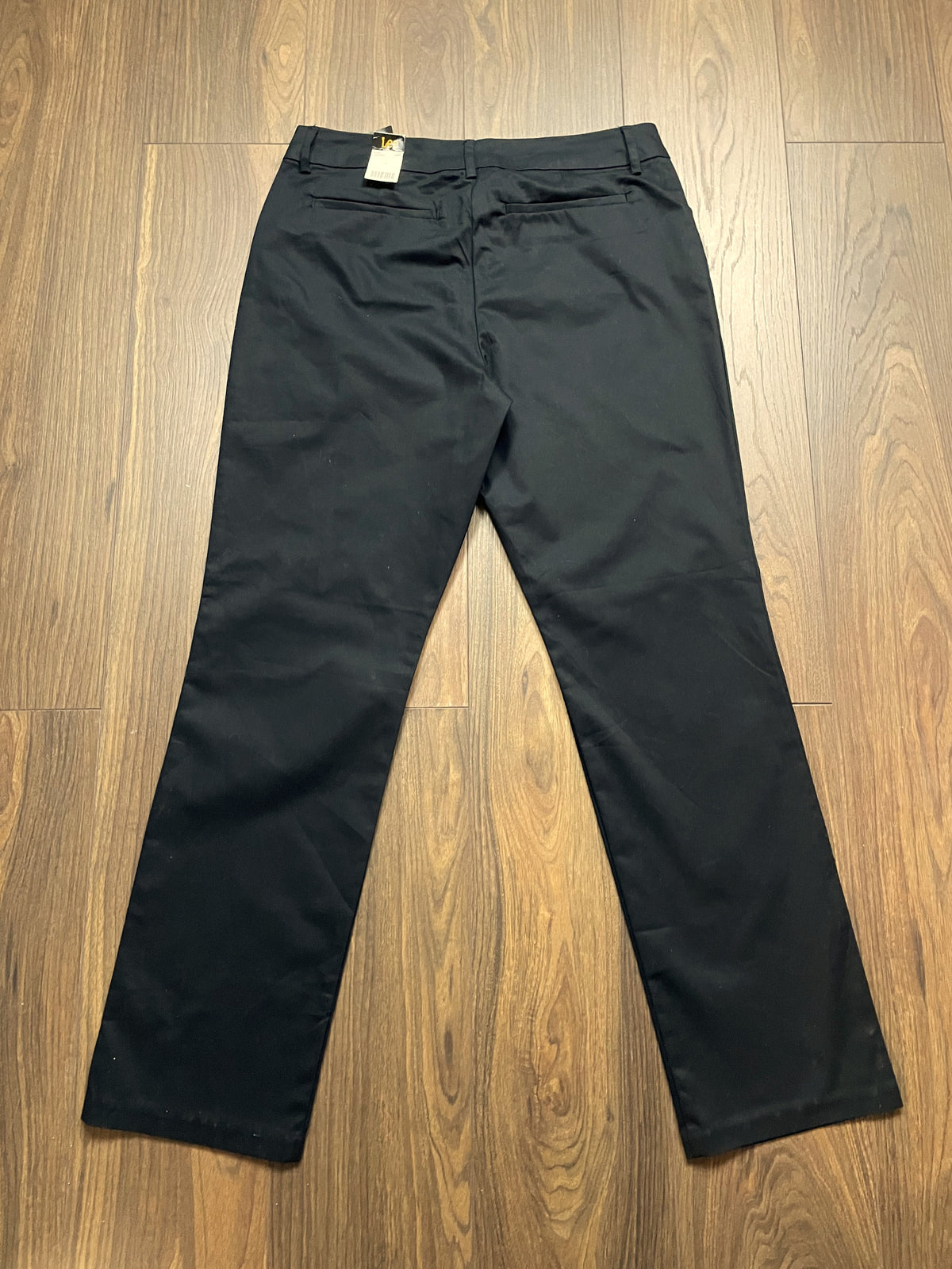 Stock, Γυναικείο Παντελόνι LEE Straight Long - Mid Rise σε Μαύρο χρώμα (No 14- XL)