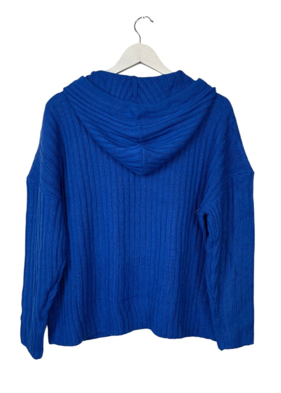 Oversized, Stock Γυναικεία Πλεκτή Μπλούζα/Πουλόβερ BOOHOO σε Μπλε χρώμα (Medium)