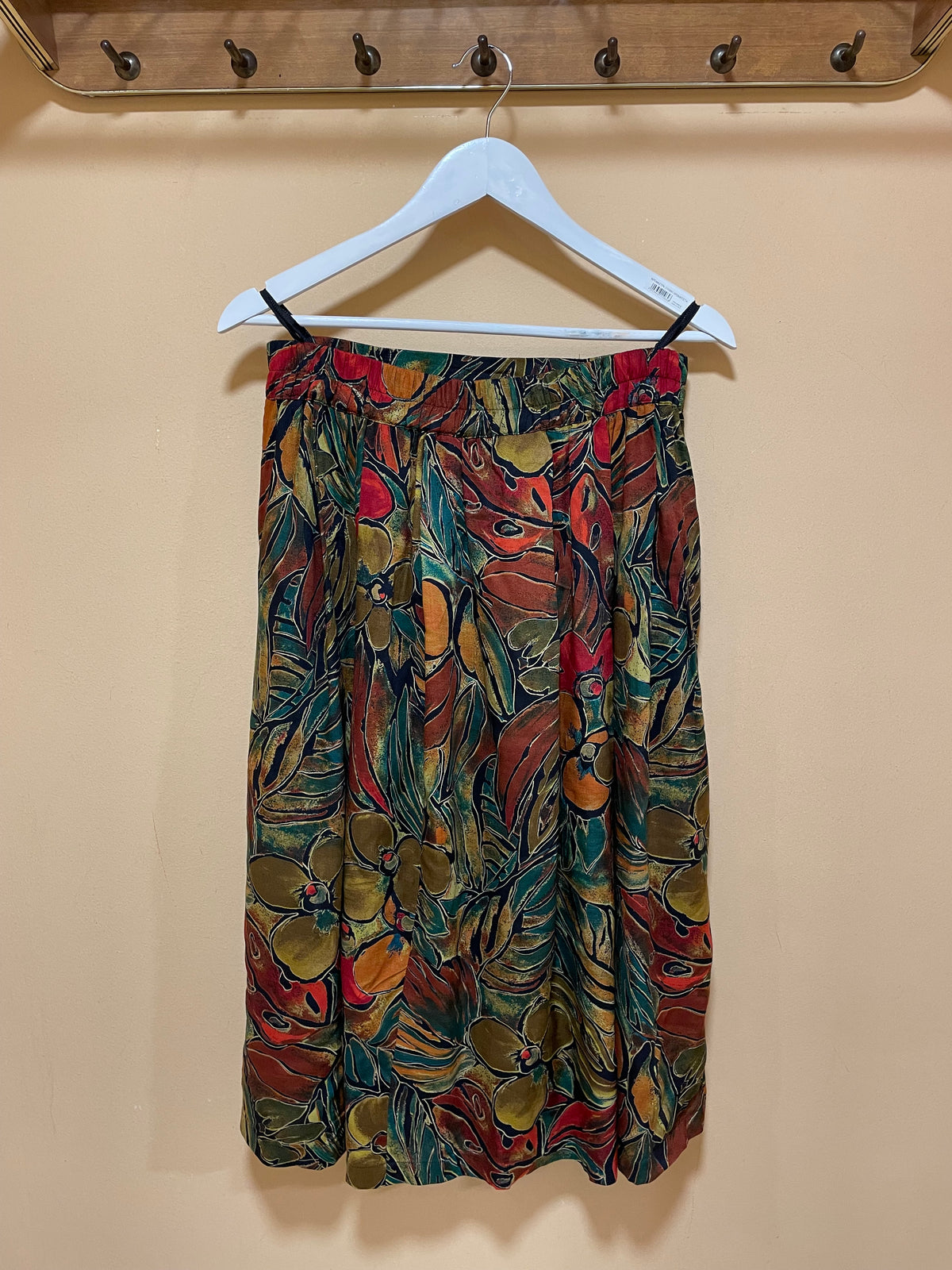 Vintage, Φλοράλ Maxi Φούστα (Medium)