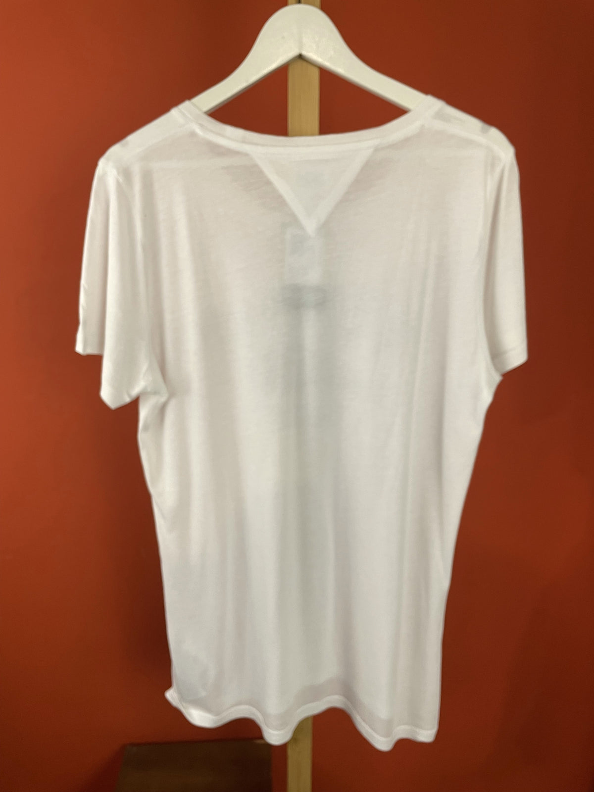 Κοντομάνικη Γυναικεία Μπλούζα - T-Shirt TOMMY HILFIGER σε Λευκό χρώμα (Large)