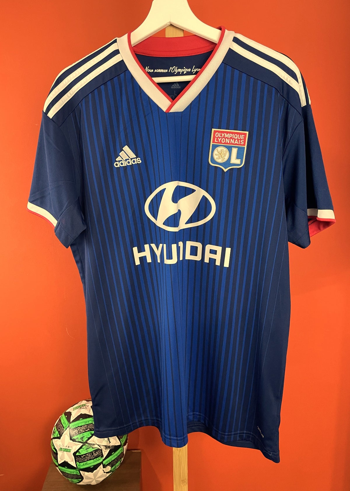 Ποδοσφαιρική φανέλα Olympique Lyonnais Football Jersey by ADIDAS (Large)