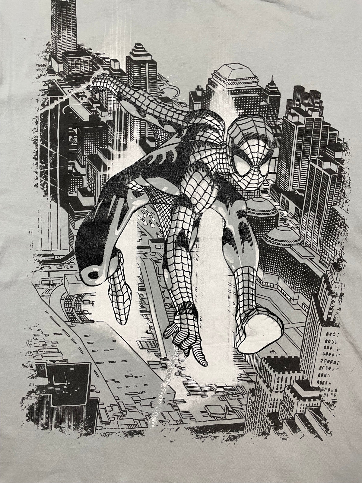 Ανδρικό T-Shirt SPIDER-MAN By MARVEL New Era σε Dirty Σιέλ χρώμα (XL)