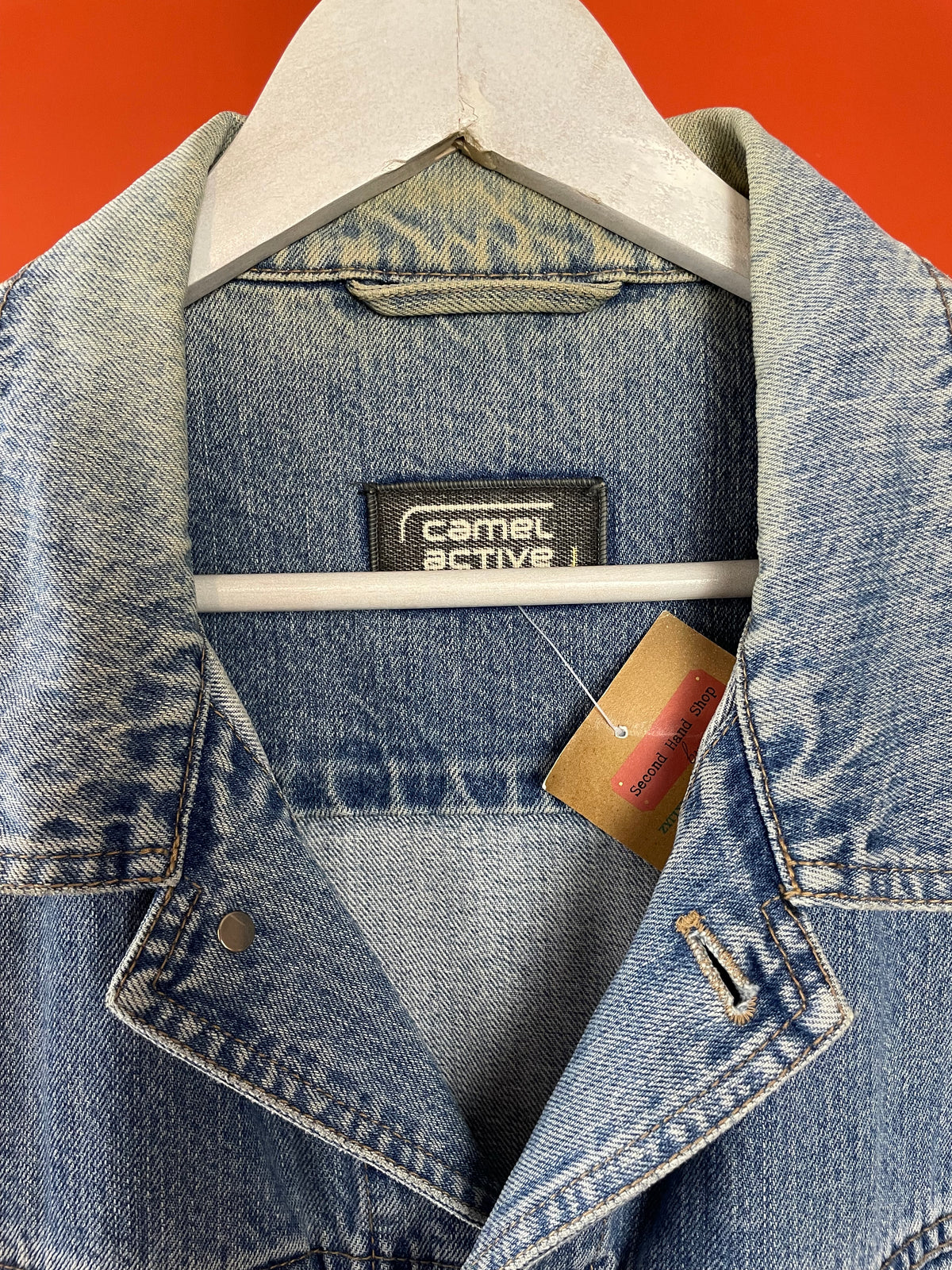 Ανδρικό Τζιν Τζάκετ CAMEL ACTIVE σε Ξεθωρισμένο / Σιέλ Denim (Άνετο XL)