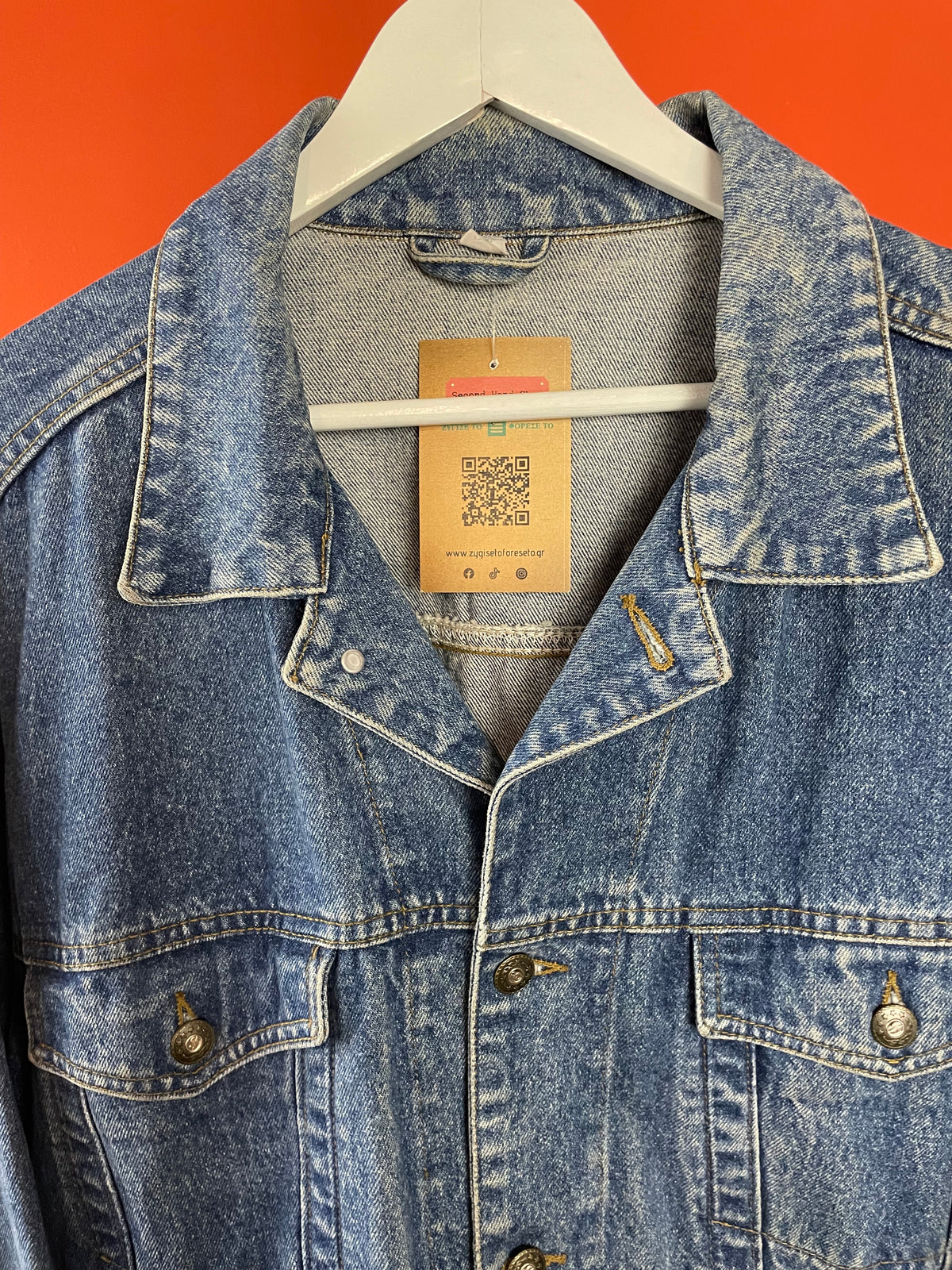 Vintage, Ανδρικό Τζιν Τζάκετ σε Κλασικό Denim (No 52/54-Large)