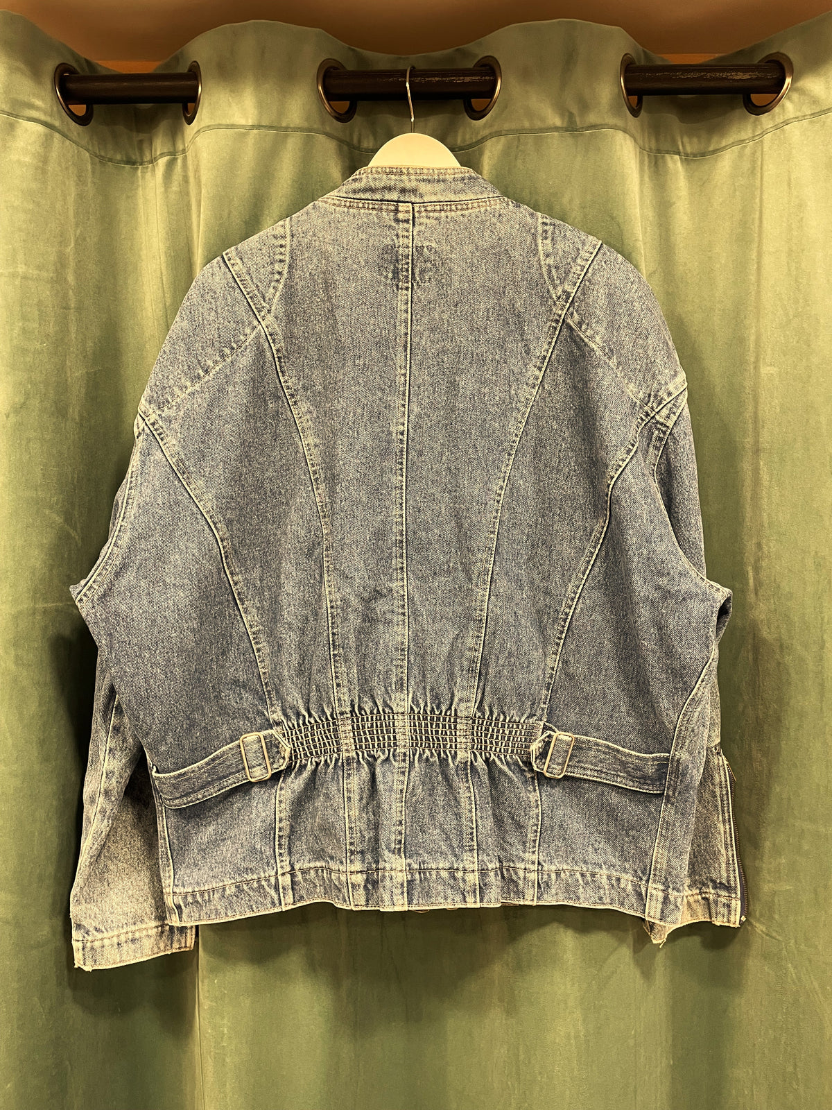 Vintage Ανδρικό Τζιν Τζάκετ HIS σε Ξεθωριασμένο Denim (Άνετο L/XL)