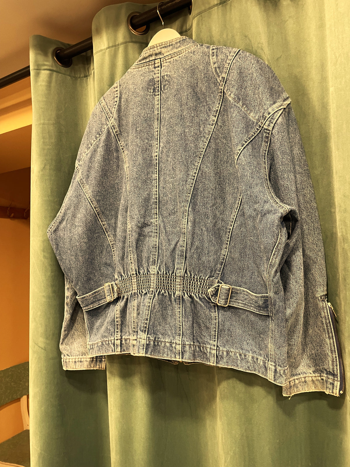 Vintage Ανδρικό Τζιν Τζάκετ HIS σε Ξεθωριασμένο Denim (Άνετο L/XL)