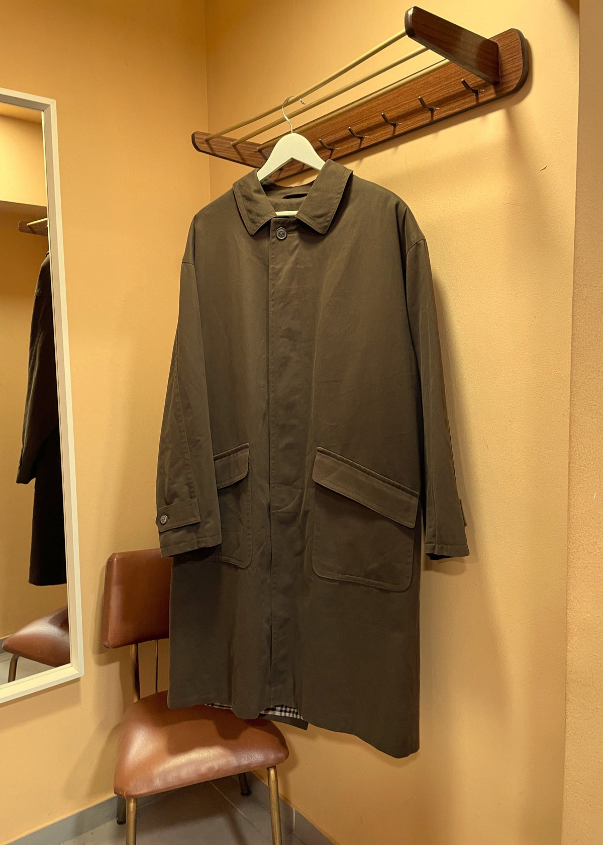 Vintage Ανδρική Καμπαρντίνα PROFASHION σε Καφέ Χρώμα (52 - Άνετο XL)