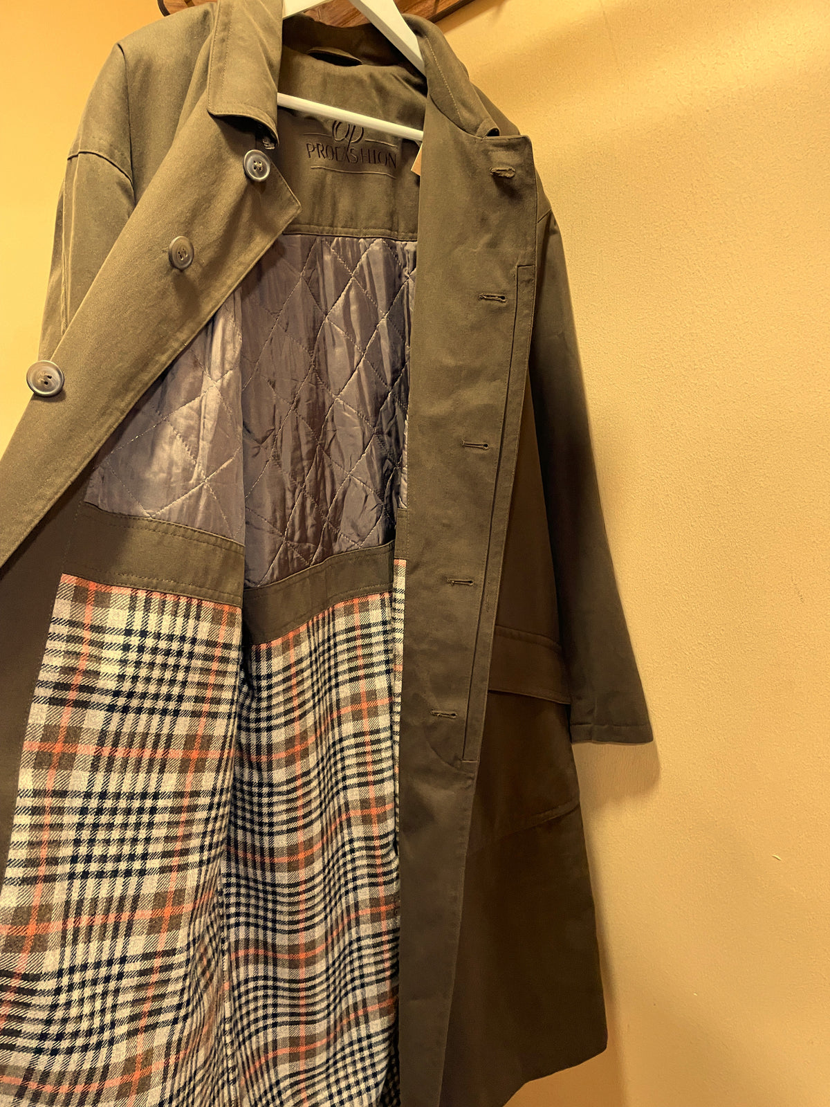 Vintage Ανδρική Καμπαρντίνα PROFASHION σε Καφέ Χρώμα (52 - Άνετο XL)