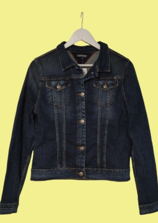 Γυναικείο Τζιν Τζάκετ TOMMY HILFIGER σε Μπλε Χρώμα (Small)