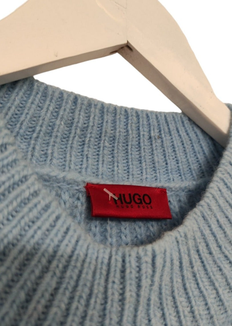 Γυναικεία, Πλεκτή Μπλούζα/Πουλόβερ HUGO BOSS σε Γαλάζιο χρώμα (Large)