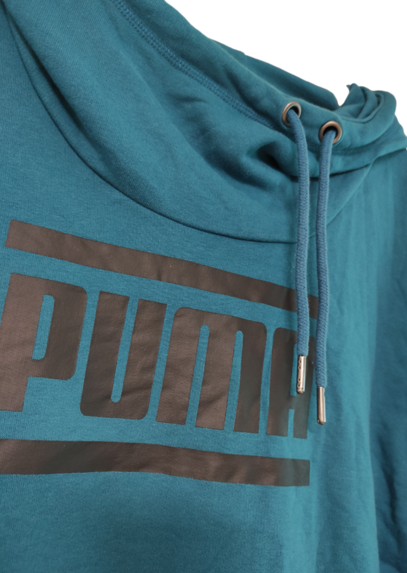 Γυναικεία Φούτερ Μπλούζα PUMA σε Πετρόλ χρώμα (L/XL)