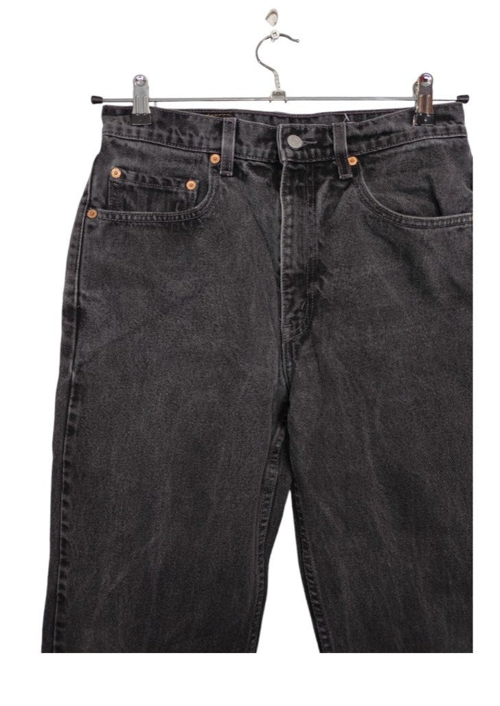 Γυναικείο Tζιν Παντελόνι LEVI'S 505 σε Σκούρο Γκρι Denim (No 32)