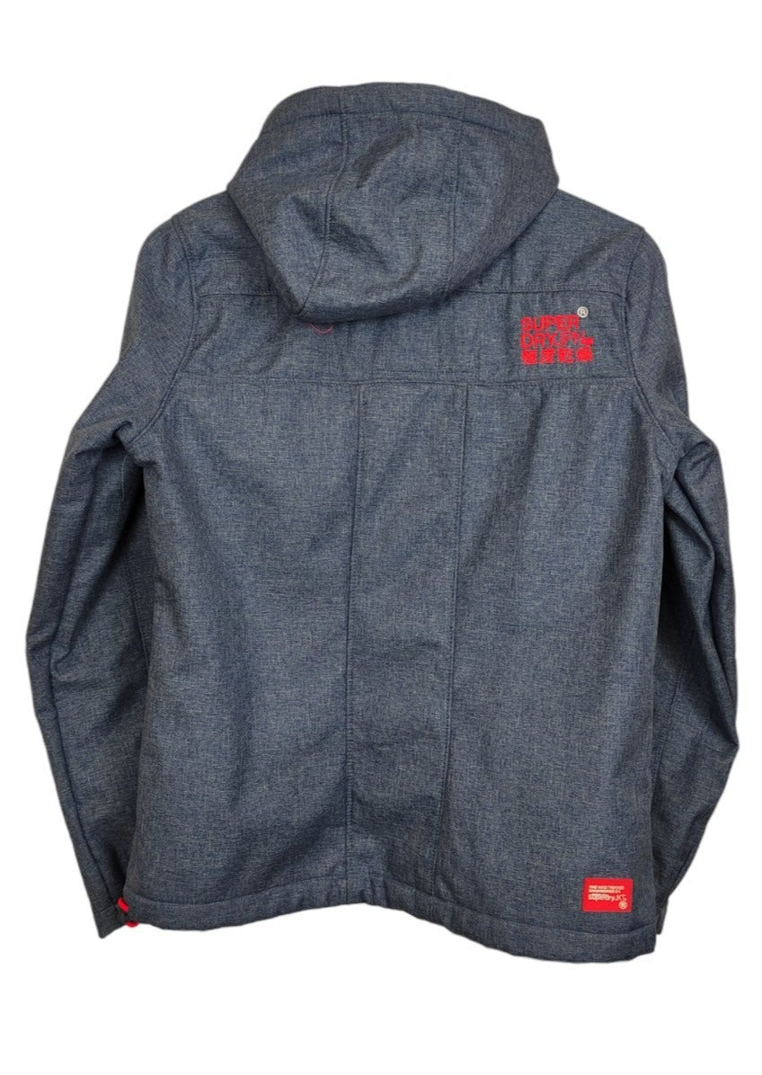 Γυναικείο, Αθλητικό Μπουφάν SUPERDRY σε Γκρι - Φλούο χρώμα (S/M)