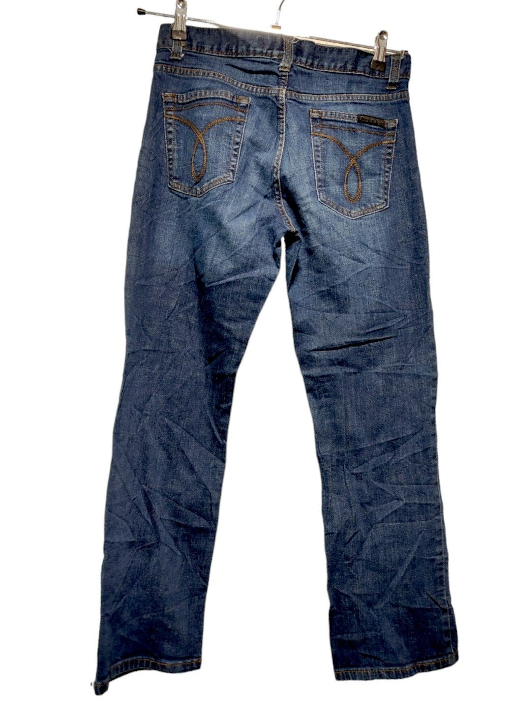 Γυναικείο Tζιν Παντελόνι CALVIN KLEIN σε Μπλε Χρώμα (Νο8-Small)