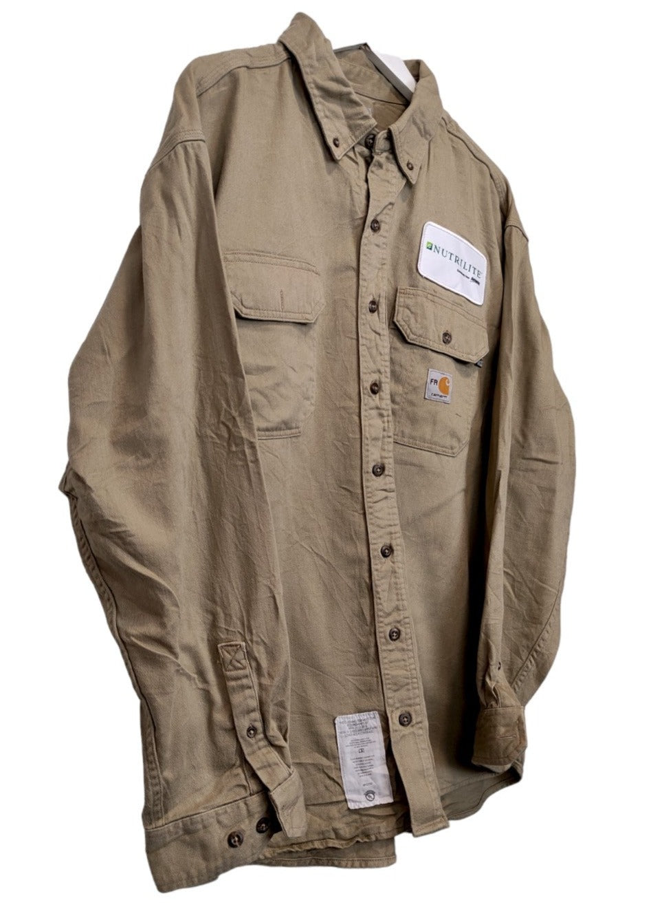 Ενισχυμένο Ανδρικό Πουκάμισο CARHARTT στο Χρώμα της Άμμου (XL)