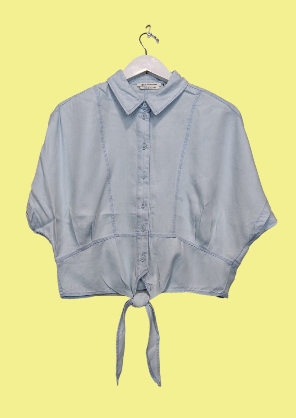 Outlet, Γυναικείο Πουκάμισο TOM TAILOR σε Γαλάζιο χρώμα (Small)