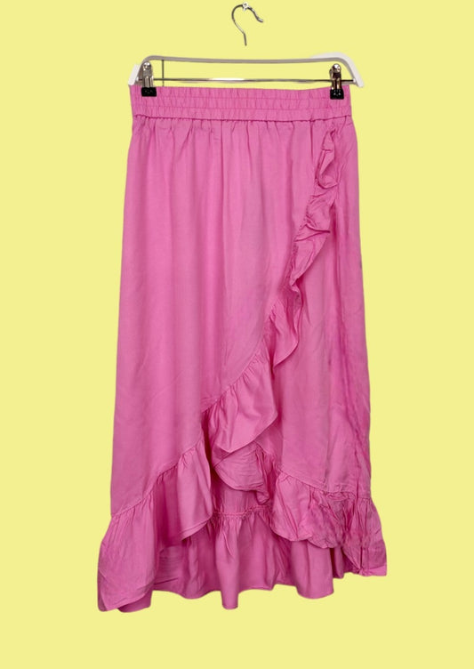 Stock, Maxi Φούστα VILA σε Ροζ Χρώμα (Medium-38)