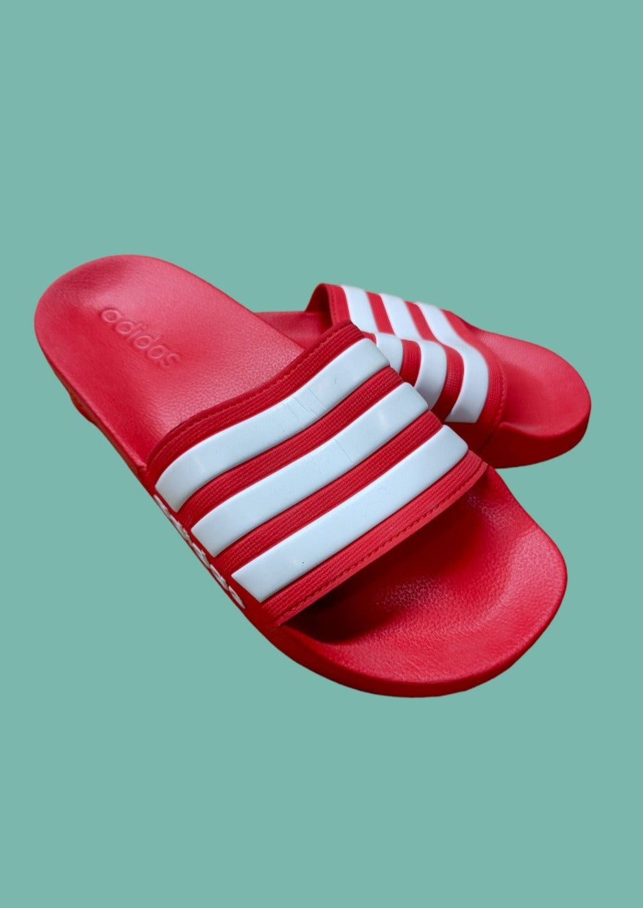 Γυναικείες Παντόφλες ADIDAS σε Κόκκινο χρώμα (No 36)