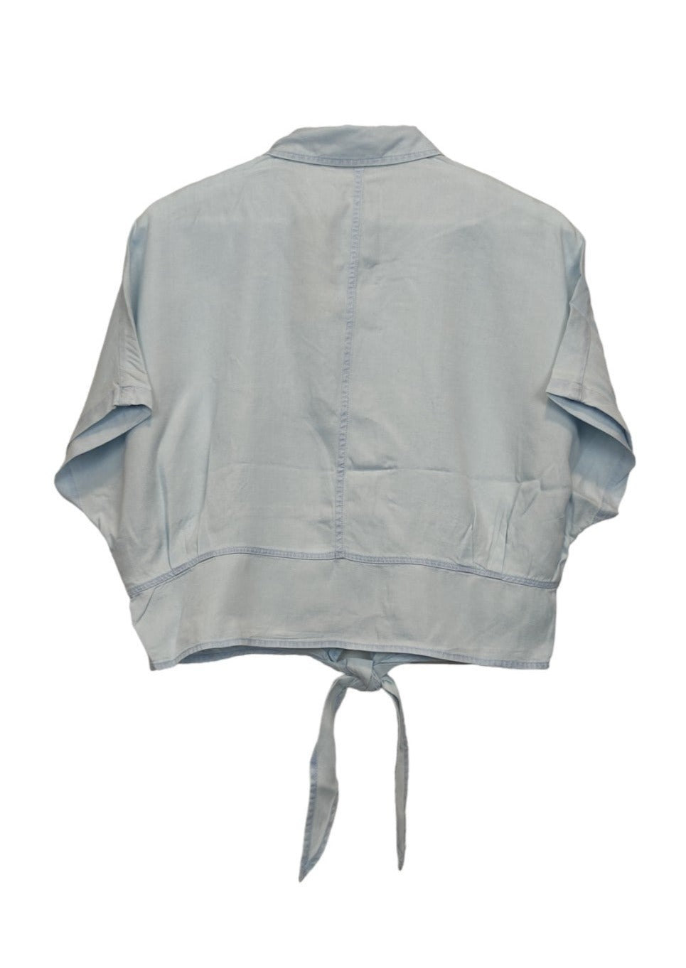 Outlet, Γυναικείο Πουκάμισο TOM TAILOR σε Γαλάζιο χρώμα (Small)