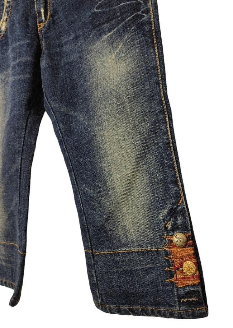 Stock, Γυναικεία Τζιν Βερμούδα TAKE TWO σε Ξεθωριασμένο Denim (No30)