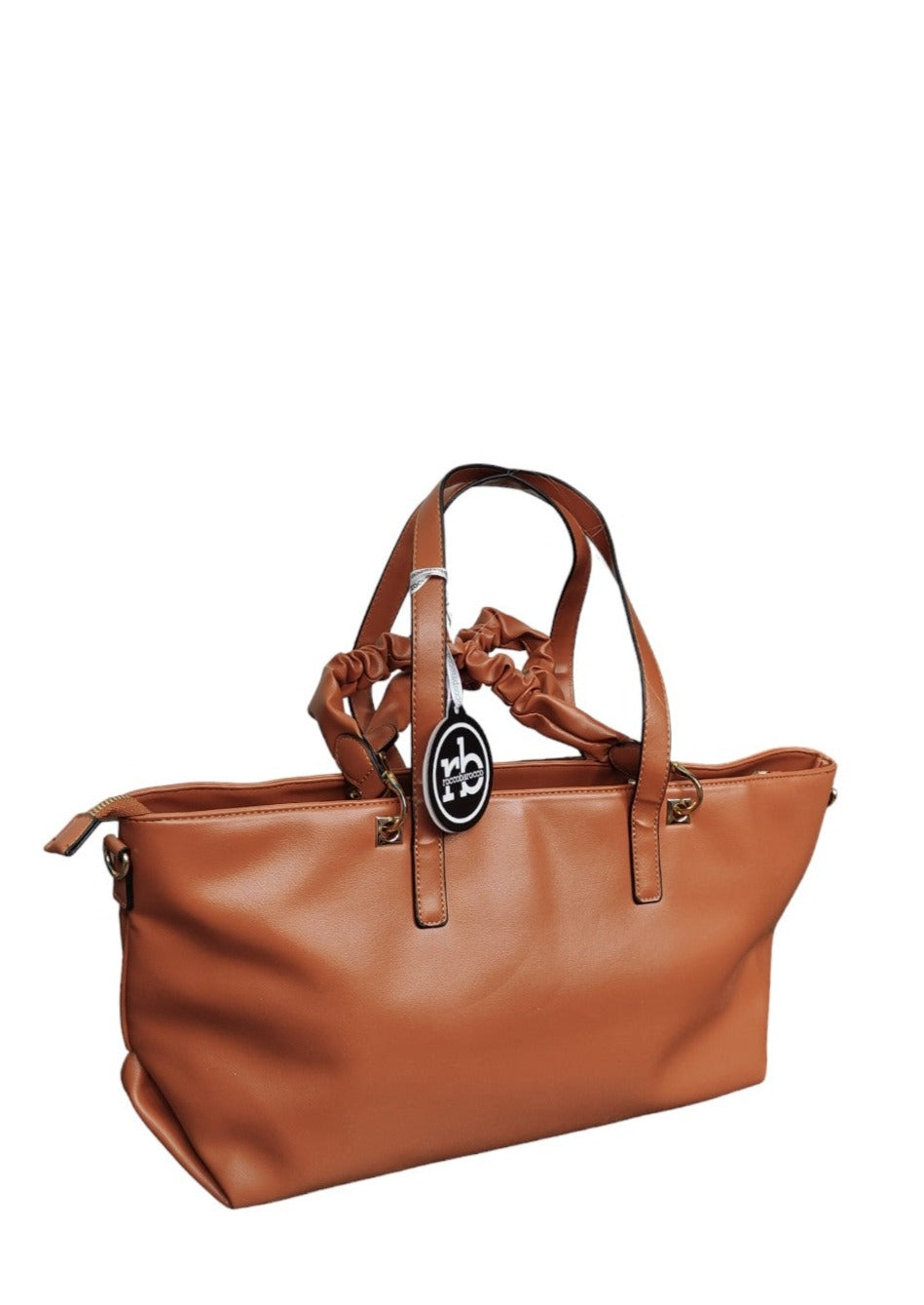Outlet, Γυναικεία Τσάντα Ώμου/Χειρός / Shopping Bag ROCCO BAROCCO σε Ταμπά χρώμα (Κωδ: RBR910B1702-08)