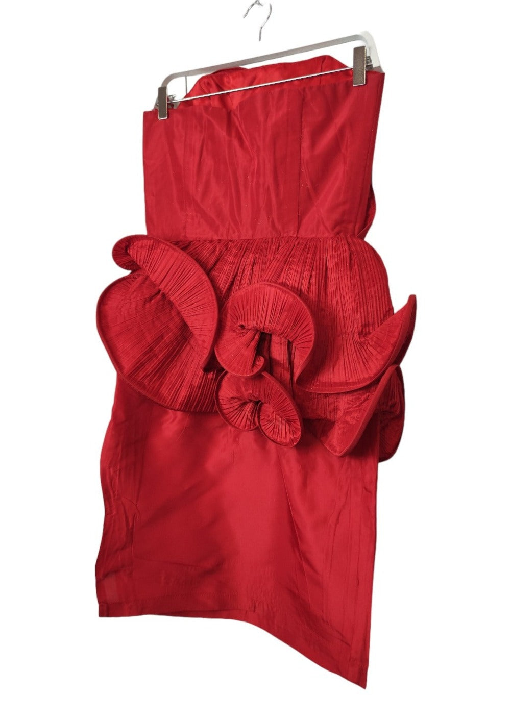 Vintage, Strapless Φόρεμα στο χρώμα του Κρασιού (Small)