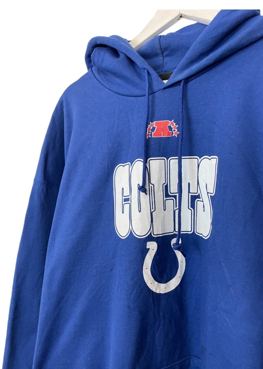 Ανδρική Φούτερ Μπλούζα με Κουκούλα NFL COLTS (2XL)