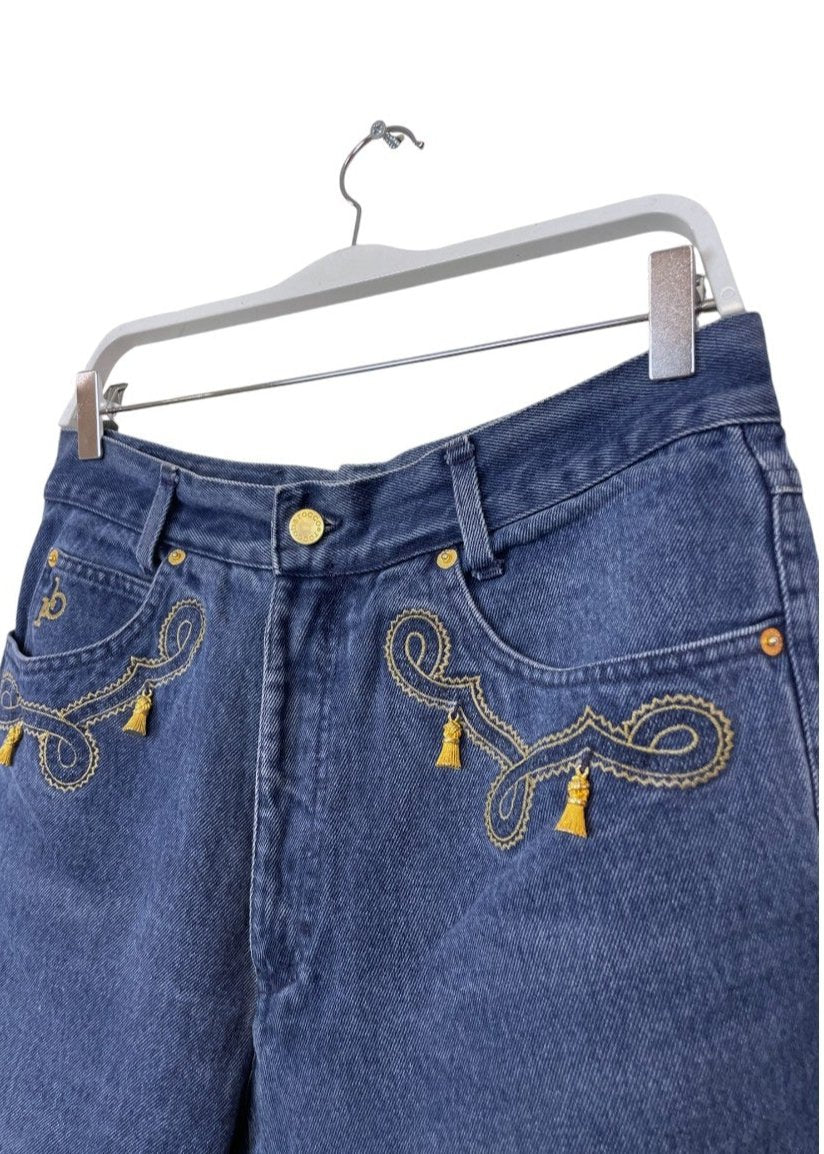Mom Style, Γυναικείο Τζιν Παντελόνι ROCCOBAROCCO σε Σιέλ Denim (Medium)