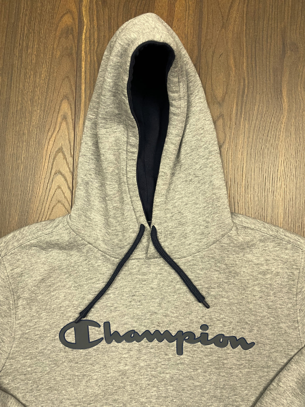 Γυναικεία Φούτερ Μπλούζα / Hoodie CHAMPION σε Ανοιχτό Γκρι χρώμα (Άνετο M)
