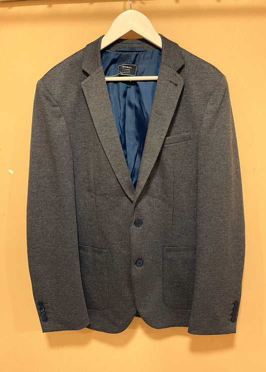 Κλασικό Ανδρικό Σακάκι MCNEAL Super Slim σε Navy - Γκρι χρώμα (Μ-Νο 98)