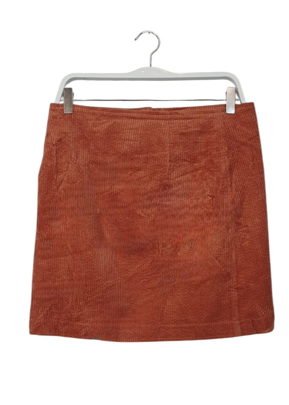 Stock, Μίνι Κοτλέ Φούστα CACHE σε Off Κεραμιδί χρώμα (Medium)
