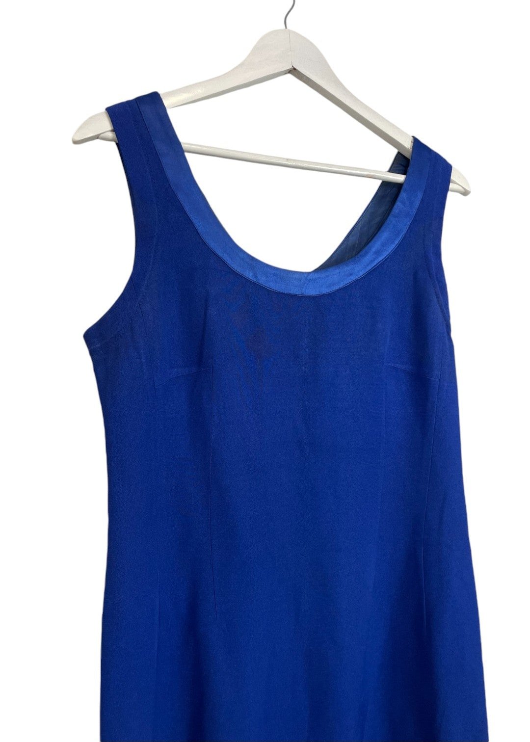 Vintage, Αμάνικο Φόρεμα NEW VOGUE σε Μπλε χρώμα (Medium)
