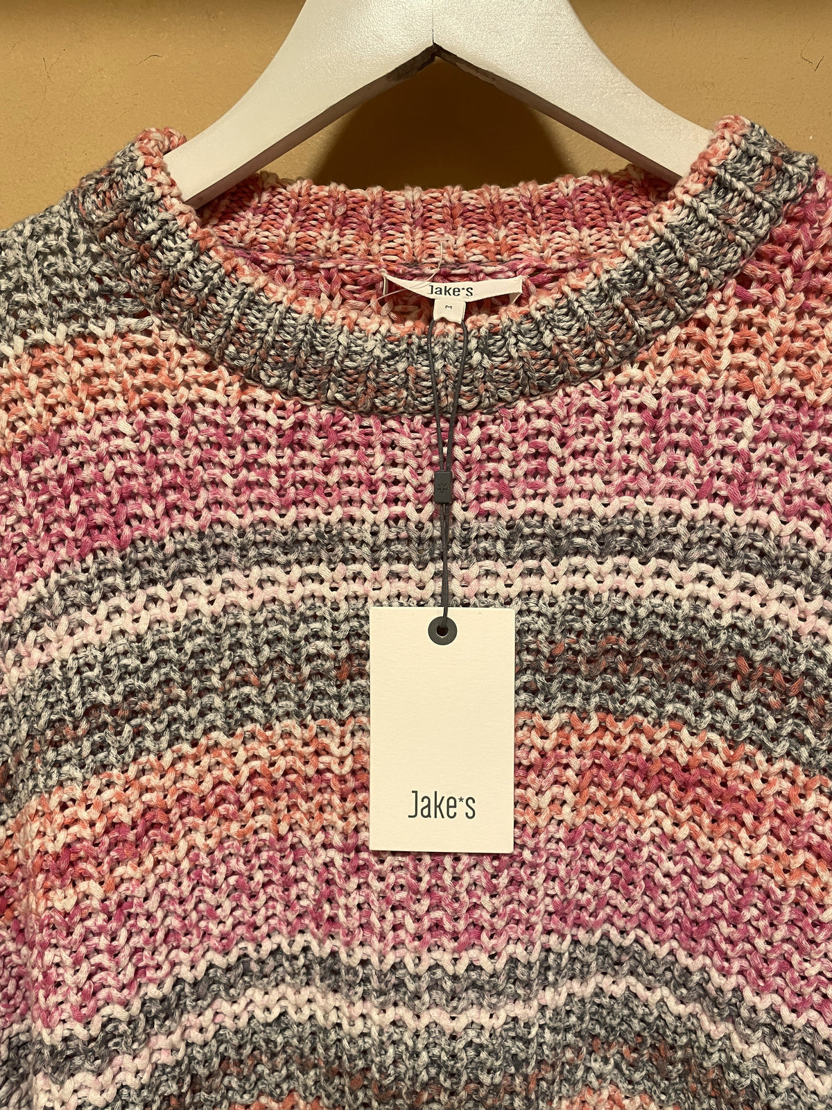 Stock, Γυναικεία Πλεκτή Μπλούζα/ Πουλόβερ JAKE'S (Άνετο M - καλύπτει μέχρι και L)