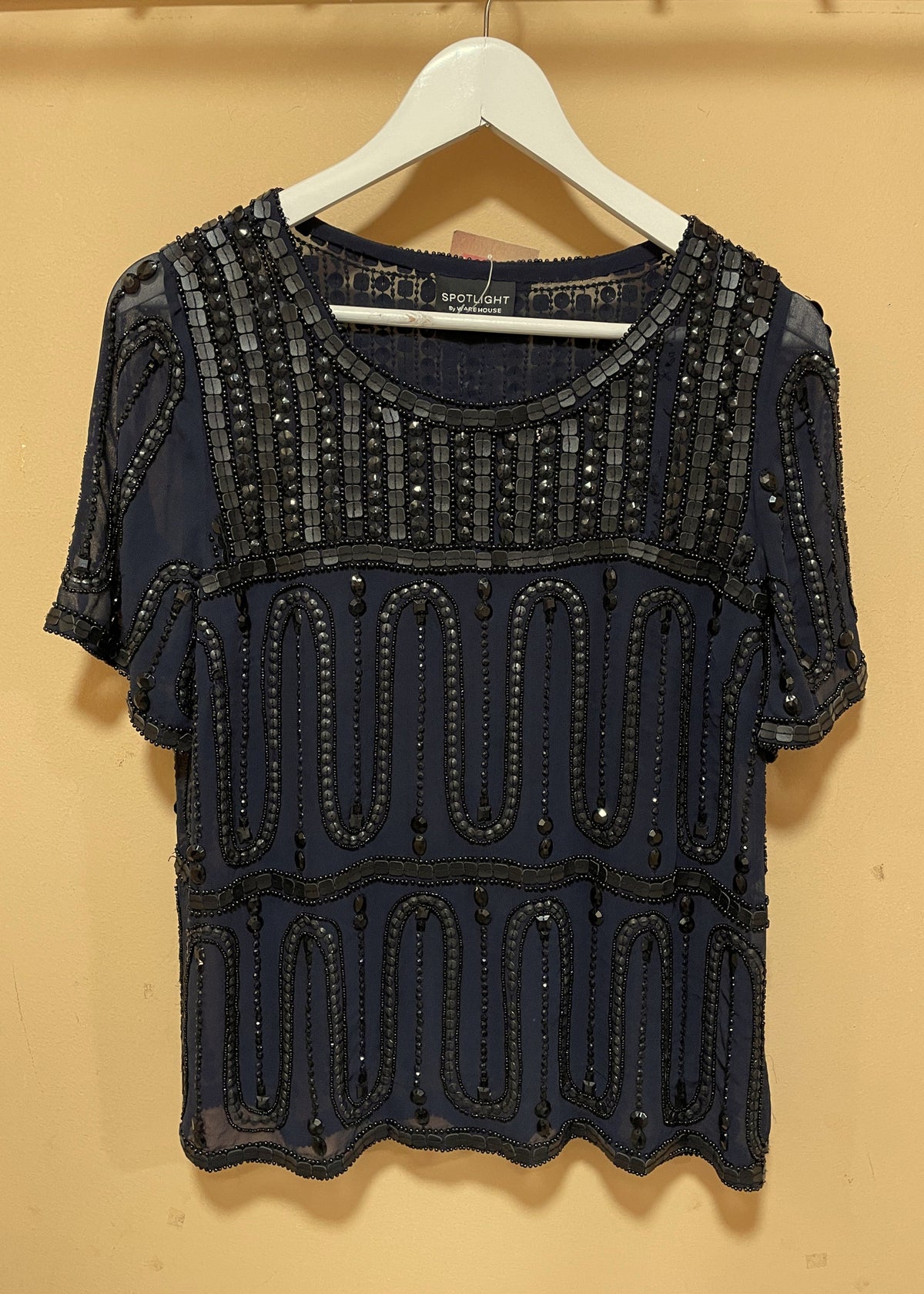 Αμπιγιέ Μπλούζα SPOTLIGHT σε Blue Black χρώμα (Medium)