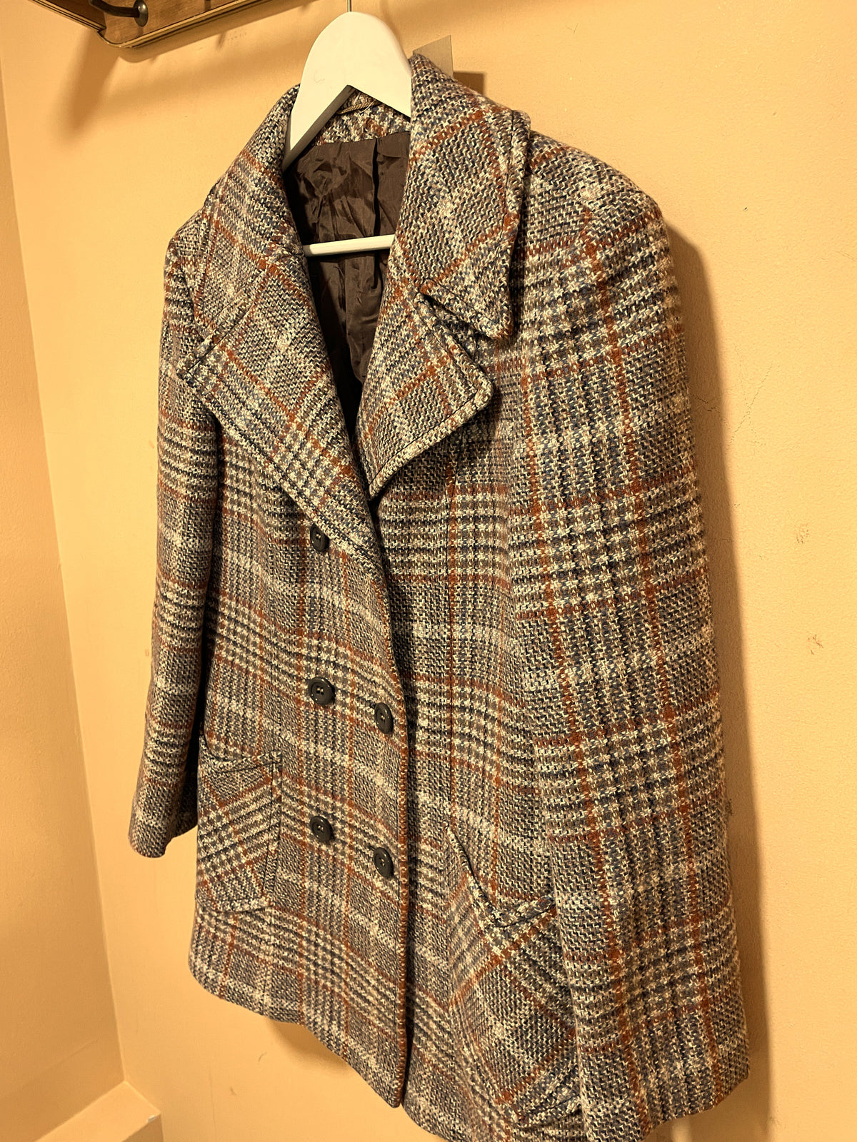 Vintage Γυναικείο Παλτό KK MODELL σε Καφέ / Κεραμιδί χρώμα (Medium)