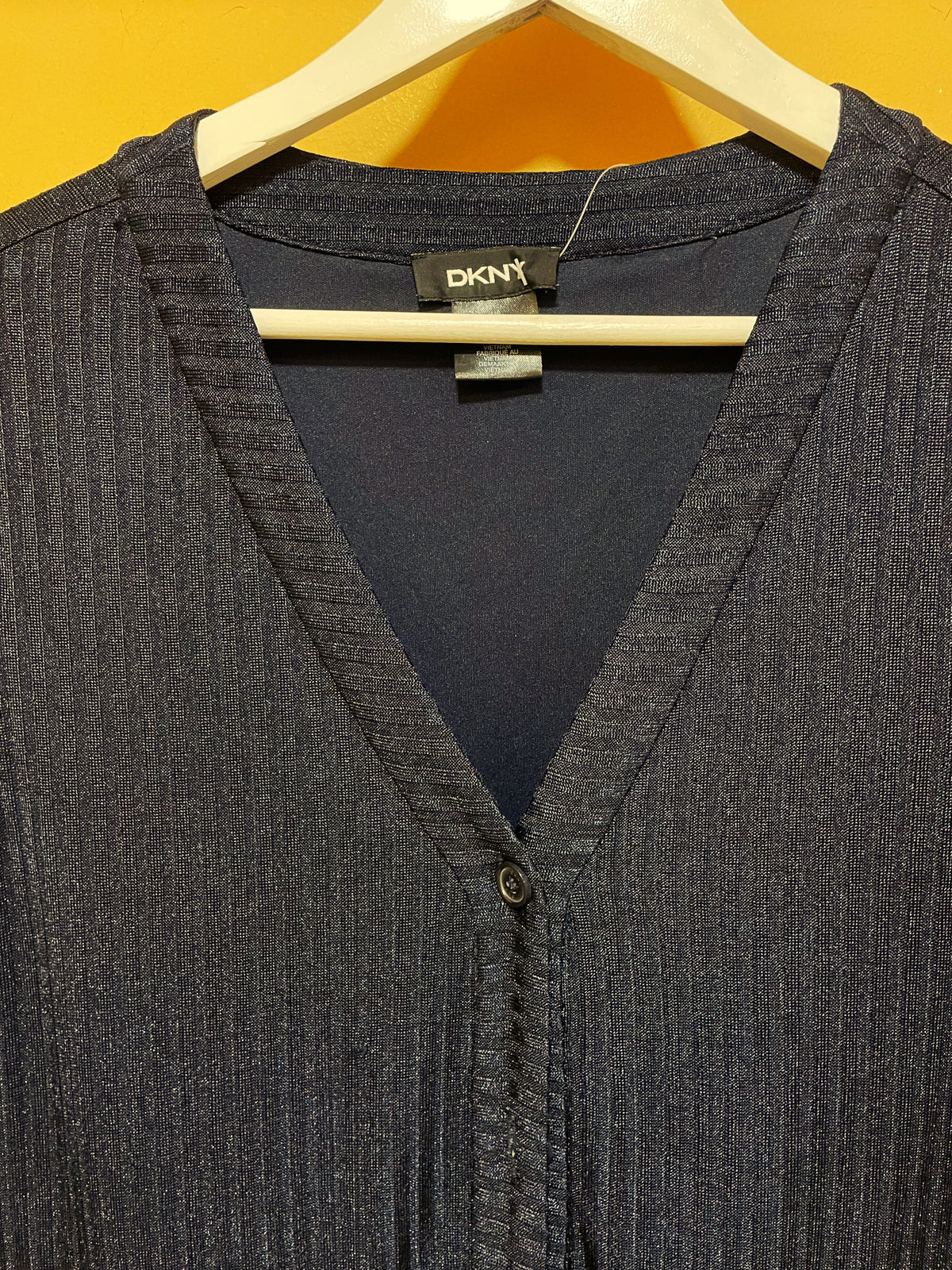Lurex Φόρεμα DKNY σε Σκούρο Μπλε χρώμα (Large)