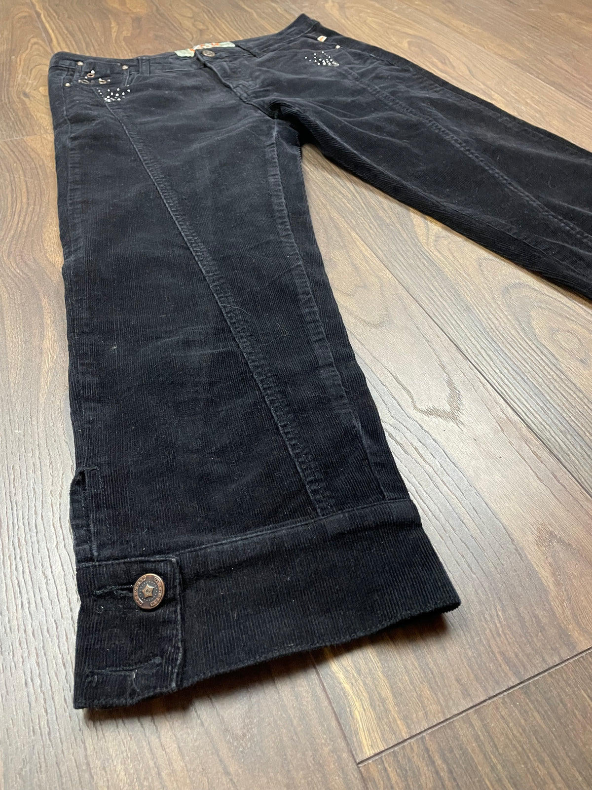 Κοτλέ Γυναικείο Παντελόνι WAN LI JEANS σε Μαύρο χρώμα (Medium)