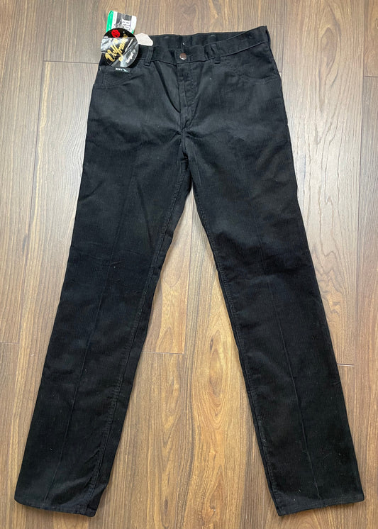 Stock, Κοτλέ Γυναικείο Παντελόνι ROB'S JEANS σε Μαύρο χρώμα