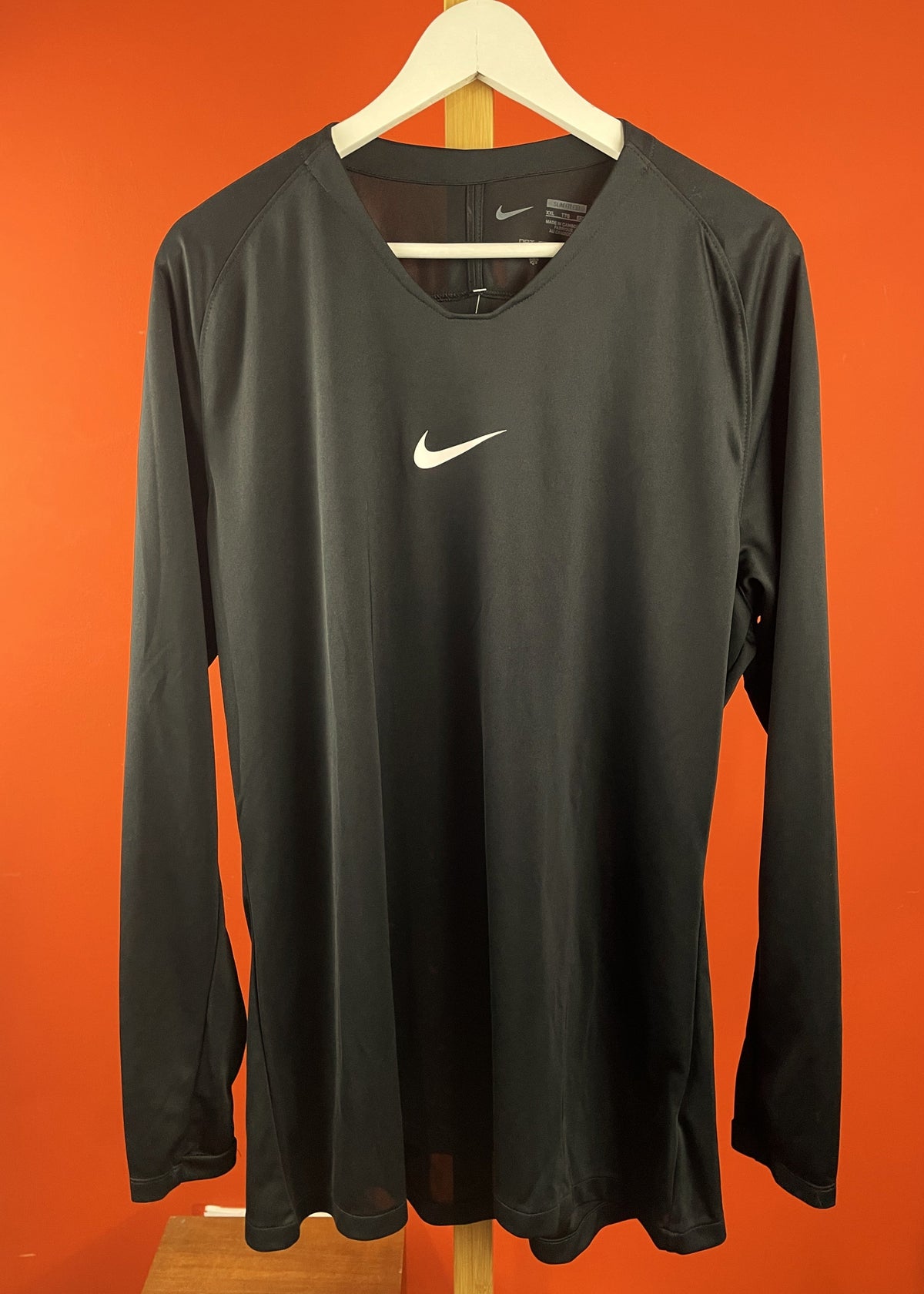 Ανδρική, Αθλητική Μπλούζα NIKE Dri Fit σε Μαύρο χρώμα (2XL-Slim Fit)