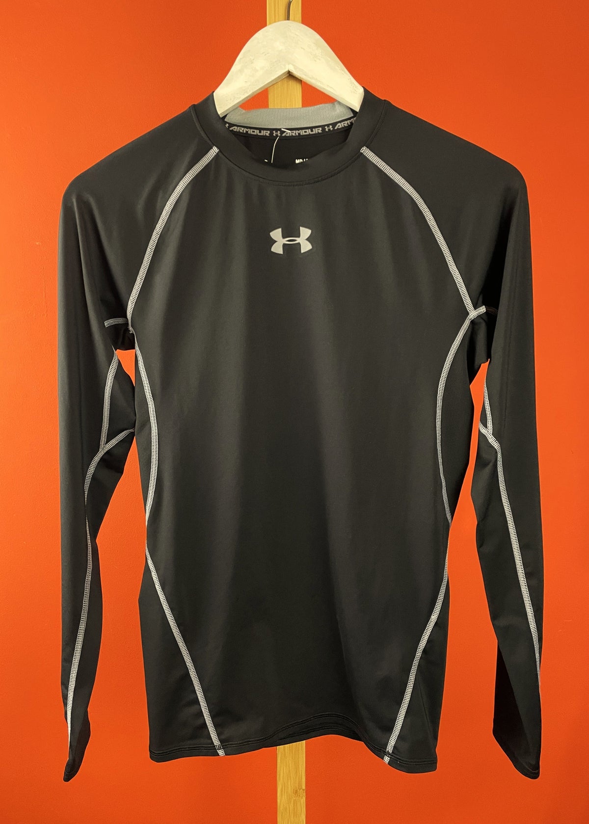 Γυναικεία Αθλητική Μπλούζα UNDER ARMOUR Compression σε Μαύρο χρώμα (Εφαρμοστό M)