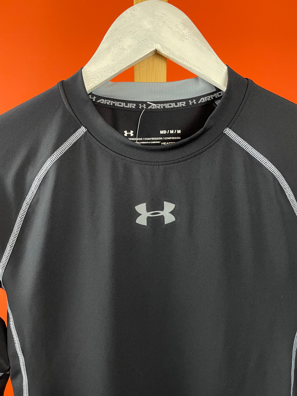 Γυναικεία Αθλητική Μπλούζα UNDER ARMOUR Compression σε Μαύρο χρώμα (Εφαρμοστό M)