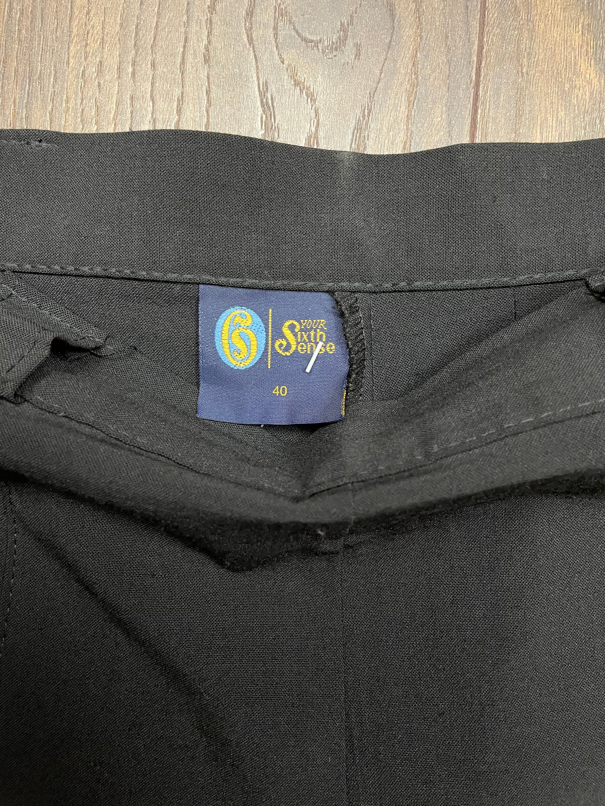 Vintage Γυναικείο Παντελόνι YOUR SIXTH SENSE σε Μαύρο χρώμα (Medium)