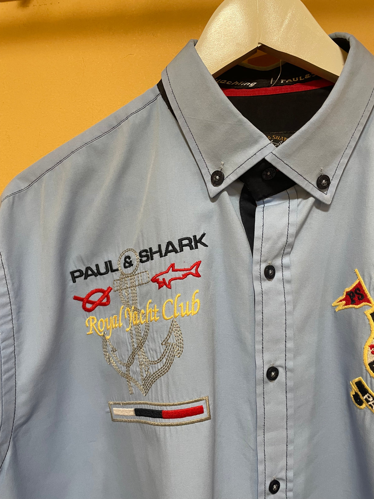 Ανδρικό Πουκάμισο PAUL & SHARK σε Γαλάζιο Yachting χρώμα (XL)